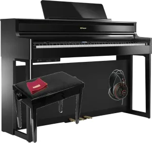 Roland HP 704 Polished Ebony SET Polished Ebony Piano digital