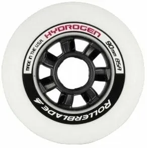 Rollerblade Hydrogen Wheels 90/85A Blanco 8