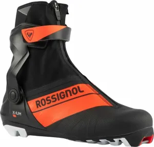 Rossignol X-ium Skate Black/Red 9,5 Botas de esquí de fondo
