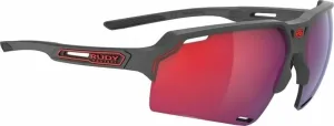 Rudy Project Deltabeat Charcoal Matte/Multilaser Red Gafas de ciclismo