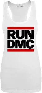 Run DMC Camiseta de manga corta Logo Blanco XS