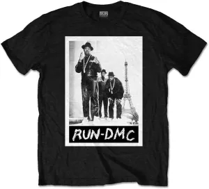 Run DMC Camiseta de manga corta Paris Photo Black L
