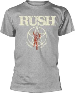 Rush Camiseta de manga corta American Tour 1977 Grey M