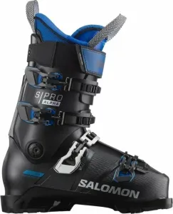 Salomon S/Pro Alpha 120 EL Black/Race Blue 26/26,5 Botas de esquí alpino