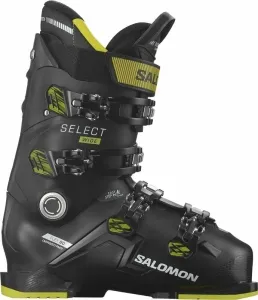 Salomon Select 80 Wide Black/Acid Green/Beluga 26/26,5 Botas de esquí alpino