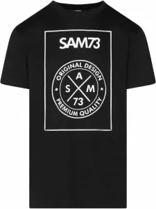 SAM73 Ray Black M Camiseta