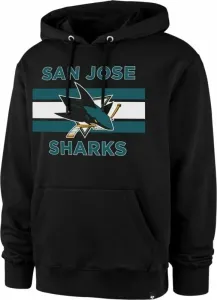 San Jose Sharks NHL Burnside Pullover Hoodie Jet Black XL Sudadera de hockey