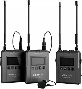 Saramonic UwMic9S (TX+TX+RX) Sistema de audio inalámbrico para cámara