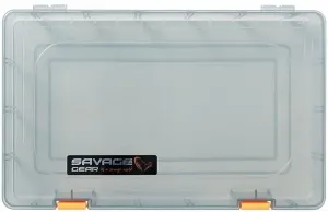 Savage Gear Lurebox 6C Deep Smoke Caja de aparejos, caja de pesca