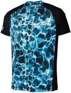 Savage Gear Camiseta de manga corta Marine UV T-Shirt Sea Blue XL