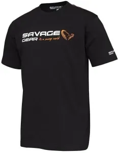 Savage Gear Camiseta de manga corta Signature Logo T-Shirt Black Ink 2XL