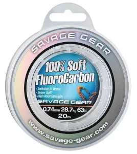 Savage Gear Soft Fluoro Carbon Transparente 0,33 mm 7 kg 50 m Sedal