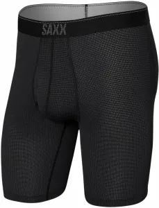 SAXX Quest Long Leg Boxer Brief Black II 2XL Ropa interior deportiva