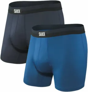 SAXX Sport Mesh 2-Pack Boxer Brief Navy/City Blue S Ropa interior deportiva