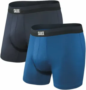 SAXX Sport Mesh 2-Pack Boxer Brief Navy/City Blue XL Ropa interior deportiva
