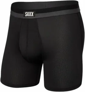 SAXX Sport Mesh Boxer Brief Black M Ropa interior deportiva