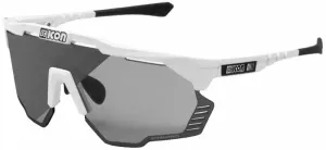 SCICON Aeroshade Kunken White Gloss/SCNPP Photochromic Silver Gafas de ciclismo