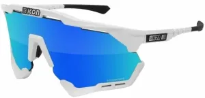 SCICON Aeroshade XL White Gloss/SCNPP Multimirror Blue/Clear Gafas de ciclismo