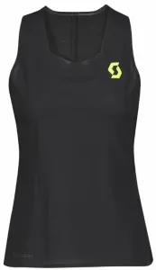 Scott RC Run Kinetech Womens Tank Yellow/Black M Camisetas sin mangas para correr