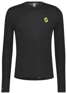Scott RC Run LS Mens Shirt Black/Yellow 2XL Camiseta para correr de manga larga