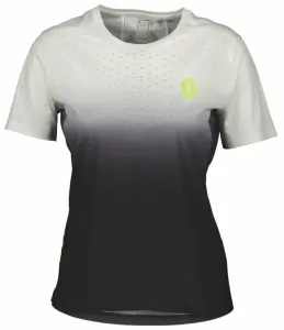 Scott RC Run SS Womens Shirt White/Yellow L Camiseta de running de manga corta