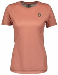 Scott Trail Run SS Womens Shirt Crystal Pink L Camiseta de running de manga corta