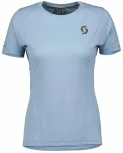 Scott Trail Run SS Womens Shirt Glace Blue L Camiseta de running de manga corta