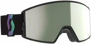 Scott React AMP Pro Goggle Black/Aurora Green/AMP Pro White Chrome Gafas de esquí
