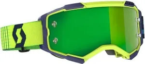Scott Fury Blue/Yellow/Green Chrome Gafas de ciclismo