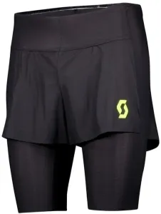 Scott Hybrid Shorts RC Run Kinetech Black/Yellow L Pantalones cortos para correr