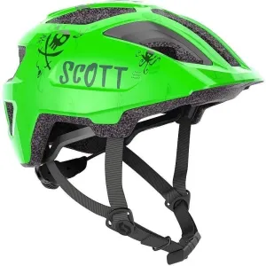 Scott Spunto Kid Fluo Green Casco de bicicleta para niños