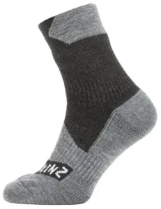 Sealskinz Waterproof All Weather Ankle Length Sock Black/Grey Marl L Calcetines de ciclismo