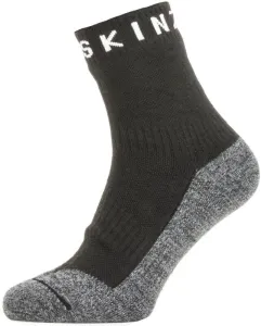 Sealskinz Waterproof Warm Weather Soft Touch Ankle Length Sock Black/Grey Marl/White L Calcetines de ciclismo