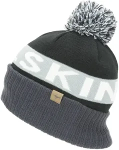 Sealskinz Water Repellent Cold Weather Bobble Hat Black/Grey/White/Black S/M