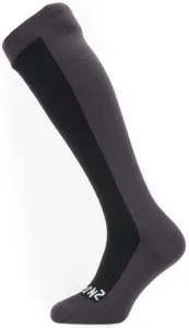 Sealskinz Waterproof Cold Weather Knee Length Socks Black/Grey XL Calcetines de ciclismo