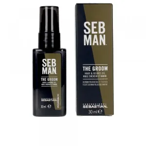 Sebman The groom Huile cheveux et barbe - Sebastian Afeitado y cuidado de la barba 30 ml