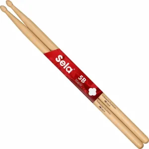 Sela SE 273 Professional Drumsticks 5B - 6 Pair Baquetas