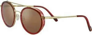 Serengeti Geary Red Streaky/Bold Gold/Mineral Polarized Drivers Gold M Gafas Lifestyle