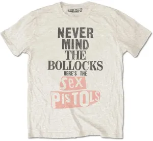 Sex Pistols Camiseta de manga corta Bollocks Distressed Unisex Natural L