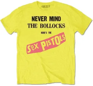 Sex Pistols Camiseta de manga corta NMTB Original Album Amarillo XL