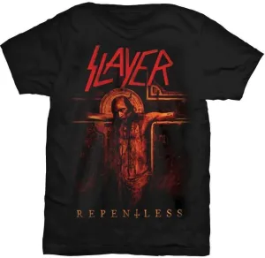Slayer Camiseta de manga corta Unisex Crucifix Black L