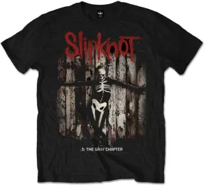 Slipknot Camiseta de manga corta Grey Chapter Album Mens Black L