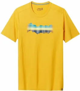 Smartwool Mountain Horizon Graphic Short Sleeve Tee Honey Gold L Camiseta Camisa para exteriores