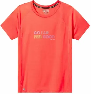 Smartwool Women's Active Ultralite Go Far Feel Good Graphic Short Sleeve Tee Carnival M Camisa para exteriores