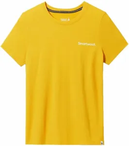 Smartwool Women's Explore the Unknown Graphic Short Sleeve Tee Slim Fit Honey Gold L Camisa para exteriores