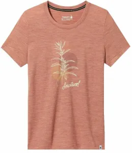 Smartwool Women’s Sage Plant Graphic Short Sleeve Tee Slim Fit Copper Heather S Camisa para exteriores