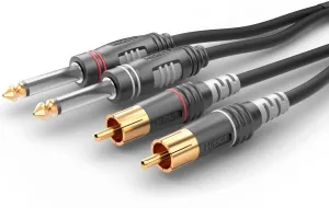 Sommer Cable Basic HBA-62C2-0150 1,5 m Negro Cable de audio Hi-Fi