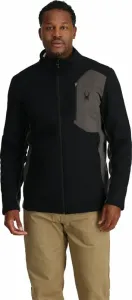Spyder Mens Bandit Ski Jacket Black 2XL Chaqueta Camiseta de esquí / Sudadera con capucha