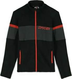 Spyder Speed Full Zip Mens Fleece Jacket Black/Volcano 2XL Jacket
