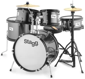 Stagg Tim Jr 5/16B Conjunto de tambores júnior Negro Negro #21058